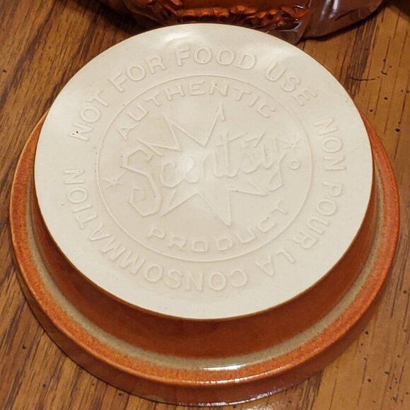 Scentsy Pumpkin Electric Wax Warmer Ceramic Autumn Fall Home Decor Retired - Picture 5 of 13